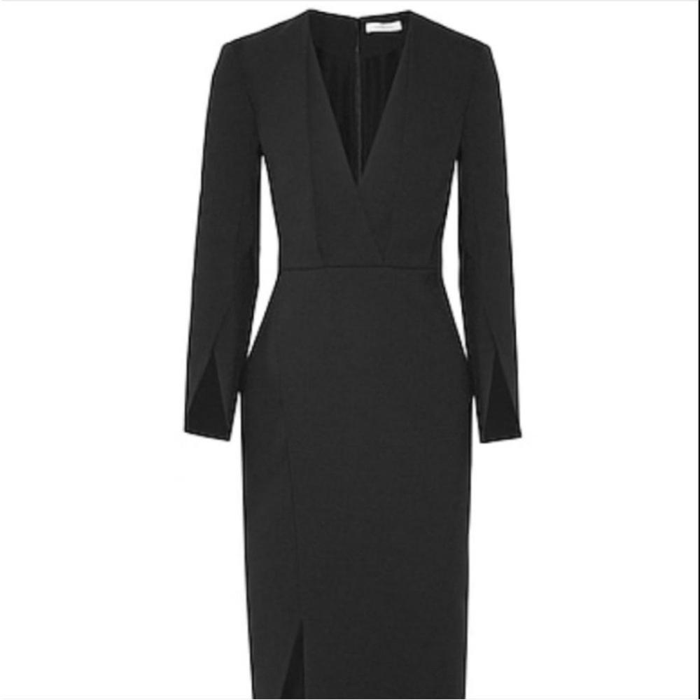PROTAGONIST Long Sleeve Midi Dress Black Size 2